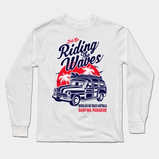 Wineglass Bay Beach Australia Surfing Paradise Long Sleeve T-Shirt